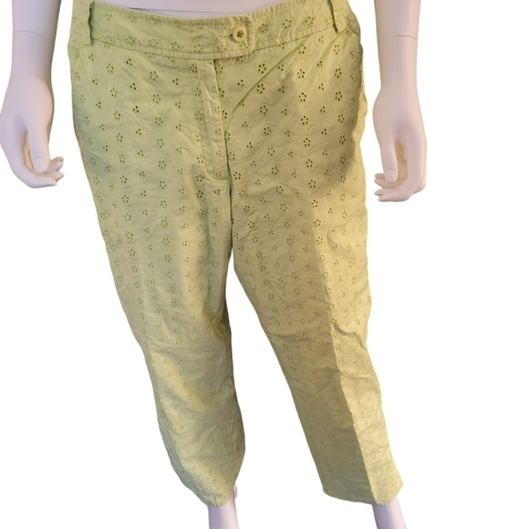 Liz Claiborne Audra Green Pants 12 - Picture 1 of 2